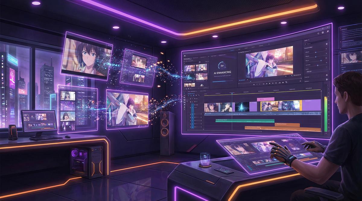 高清3D动漫AI动漫剪辑教程